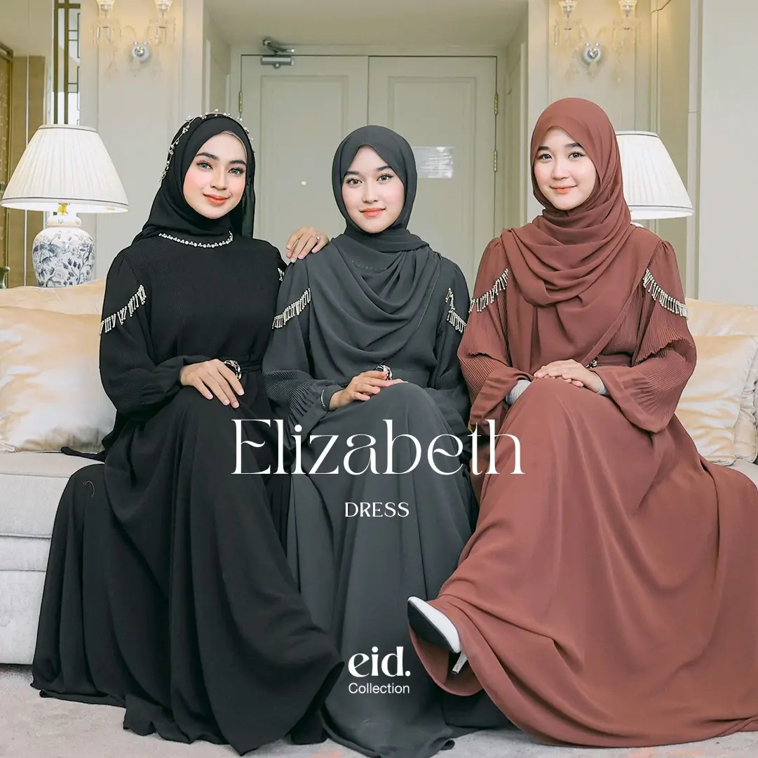 Elizabeth Dress Kazami Store - Gamis Ceruty
