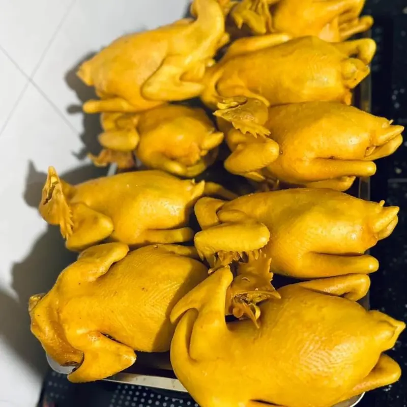 GÀ Ủ MUỐI NHÀ LÀM - 1 CON 1,2-1,4kg - TƯƠI NGON ĐẢM BẢO - NÓI KHÔNG VỚI GÀ ĐÔNG LẠNH Thức Ăn 1