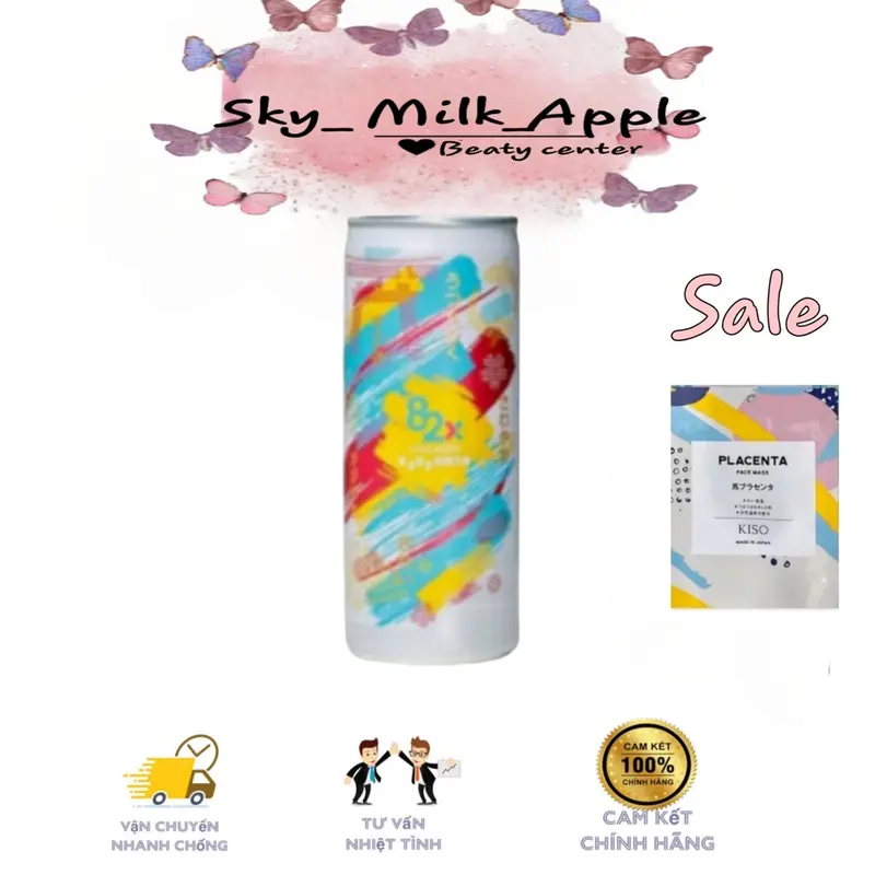 Product Introduction of Pack 3 Lon Nước uống giải khát Collagen Kakemono 82X Cải Thiện Da Vị Ôi Hồng 1