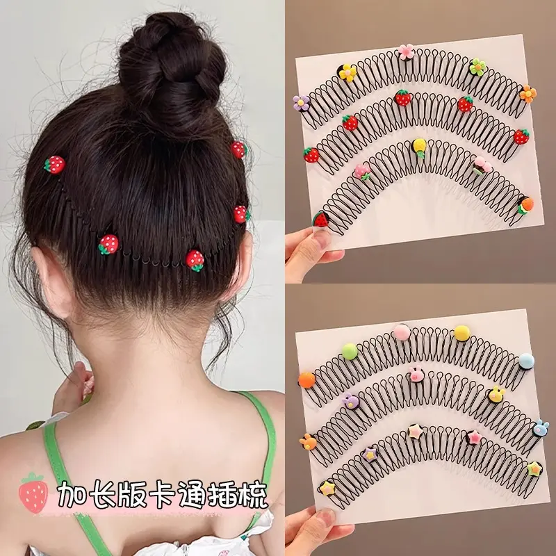 Extended Version Children's Broken Hair Organize Fantastic Back Head Hairpin Cropped Hair Clip Girls Headdress Little Girl Lala Hair Comb