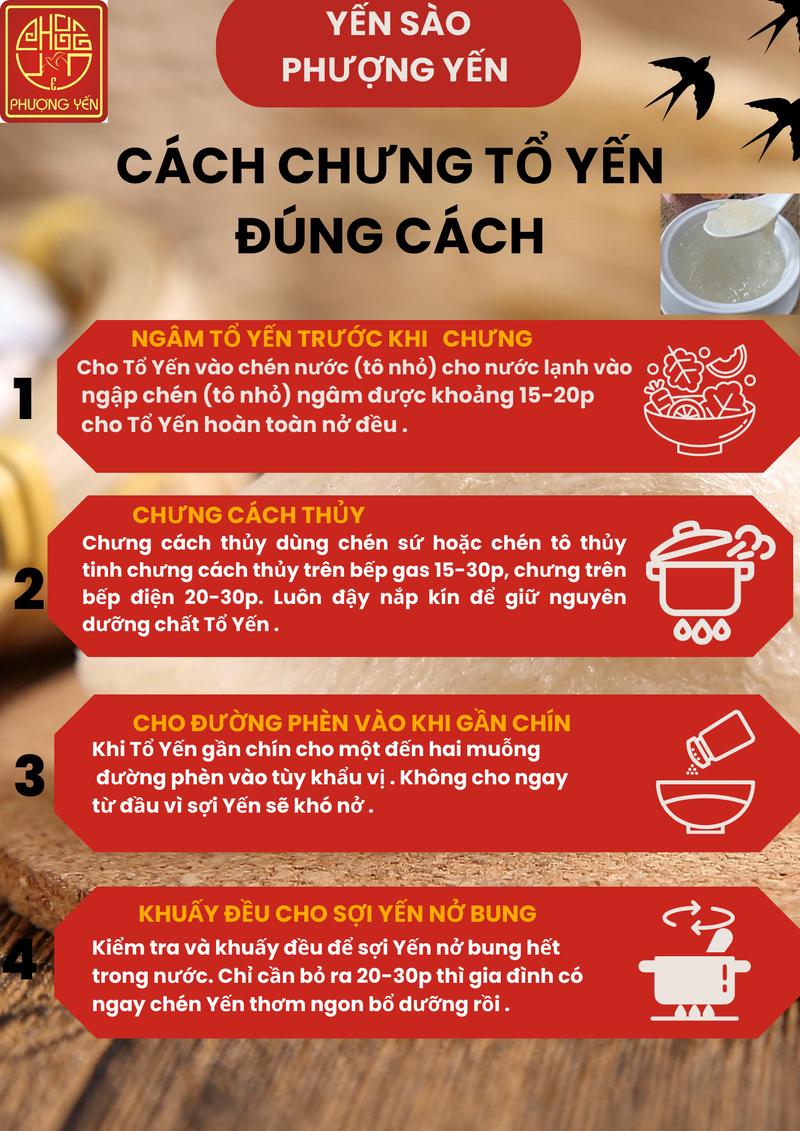 Product Introduction of TỔ YẾN TINH CHẾ SỢI GÂN NHIỀU SỢI NỞ NHIỀU( gồm sợi lưng sợi chân và sợi sơ )100g 10-12 tai  Tặng Táo Đường Phèn Long NhÃN 8