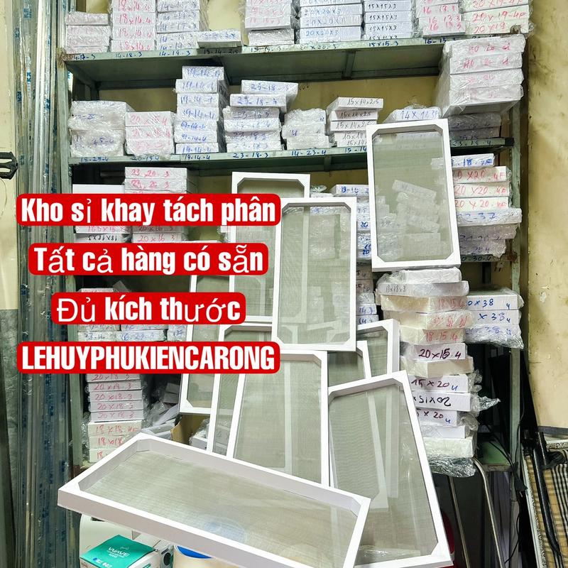  Khay Tách Phân Hồ Cá Chất Liệu Nhựa Khung Cao 3cm 4cm 5cm  Khay Hứng Phân Khay Lọc Cặn Bẩn Bể Cá Lưới Inox 304 
