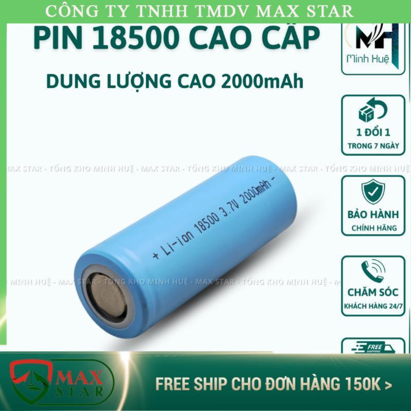 Pin 18500 sử dụng cho đèn mini