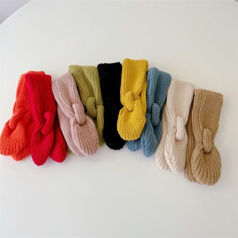 Winter Baby Scarf Soft Warm Knitted Kids Scarves for Girls Boys Candy Children Scarfs Toddler Neck Warmer Infant Acccessories 3