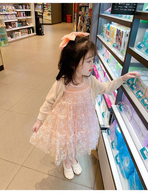 Product Introduction of Girls' Dress Summer Dress 2024 New Korean Style Western Style Children Toddler Summer Baby Princess Dress Vest Dress 13