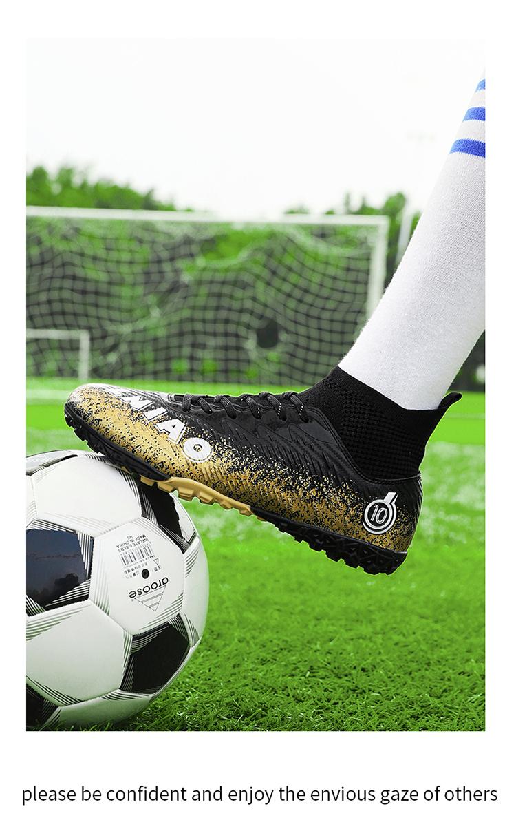 Product Introduction of （SIZE 33-46）Ready Stock Unisex Plus Size Football Shoes Outdoor Futsal Soccer Shoes Non-slip Training Shoes 26