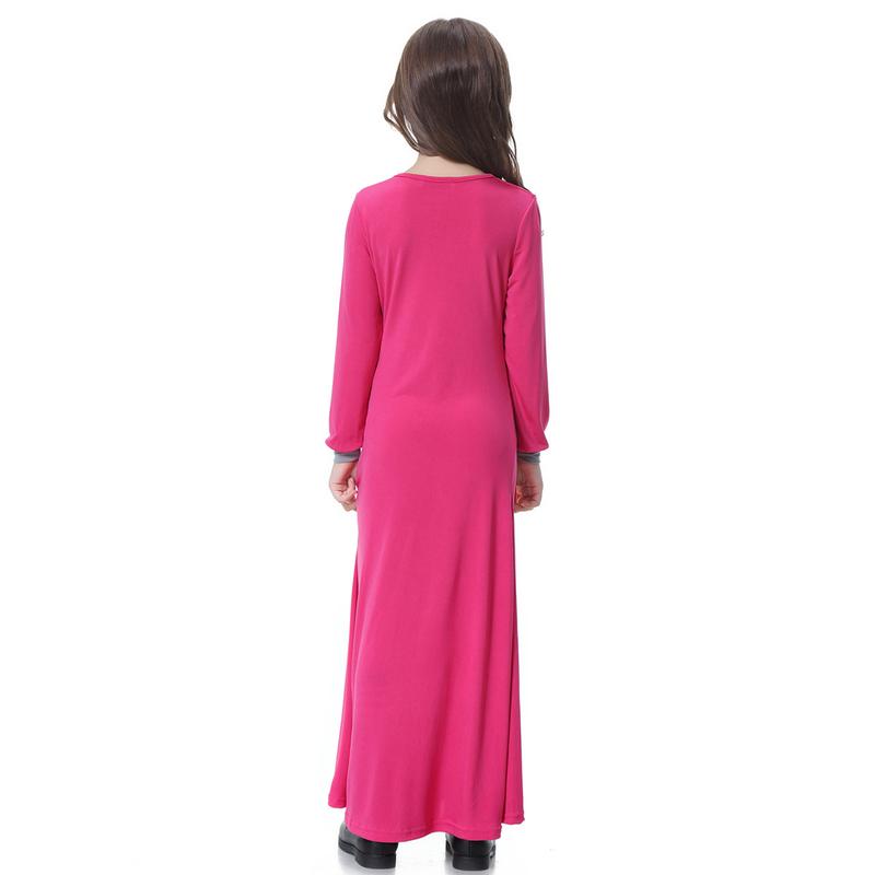 Product Introduction of 4-16 years old Muslim Girl Skirt Set Muslim Girl Long Dress Set Muslim Girl Clothing Girl Batman Skirt Set Children's Clothing South East Asia Girl Long Dress Dress 29