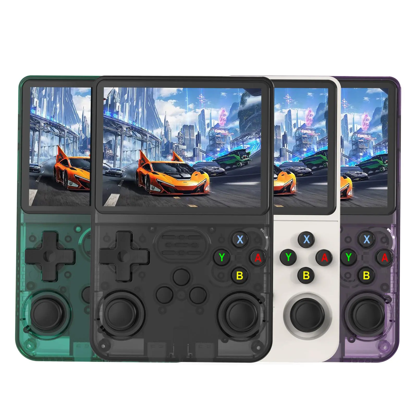 YLW GAMINJA Open Source Handheld Game Console, 3.5-inch IPS HD Portable Retro Console Game Player with 15000 + Games & 19 Emulators, Boyfriend Gift, Men Gifts