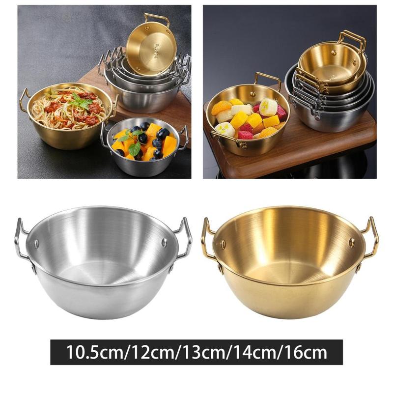 Nồi Nấu Mì Ramen, Nồi Súp Kim Chi, Nồi Nấu Súp Bằng Thép Không Gỉ, Thích Hợp Cho Bếp Ga, Bếp Du Lịch RV Ngoài Trời, Nồi Đầu 5