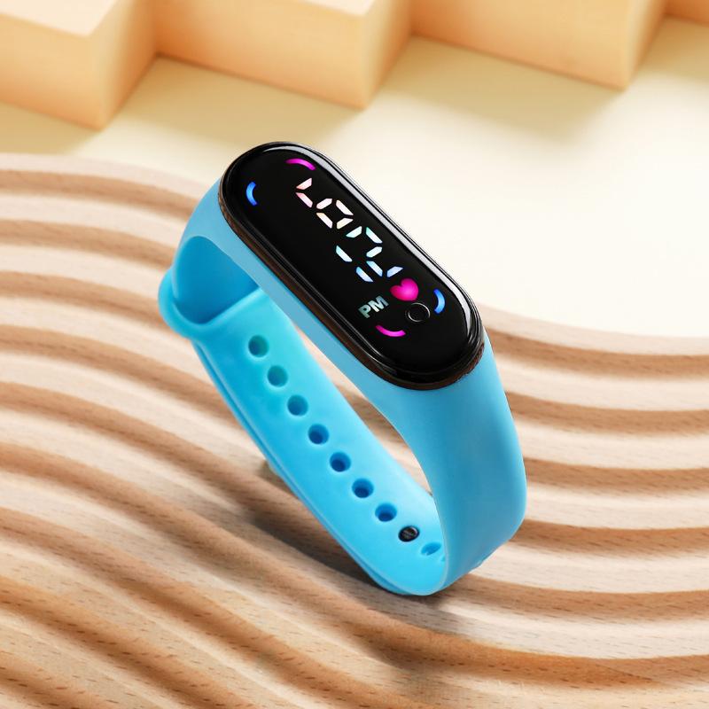 Product Introduction of Wholesale New Multi-Function Luminous Waterproof Touch Electronic Watch for Students LED Electronic Wristwatch Wholesale 14