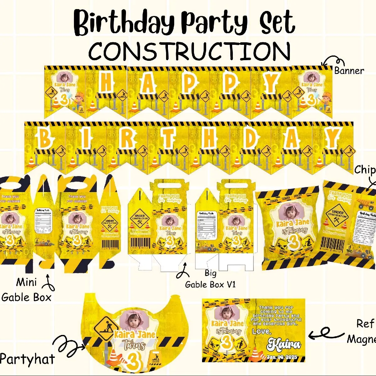 Birthday Party Set (Costumize)