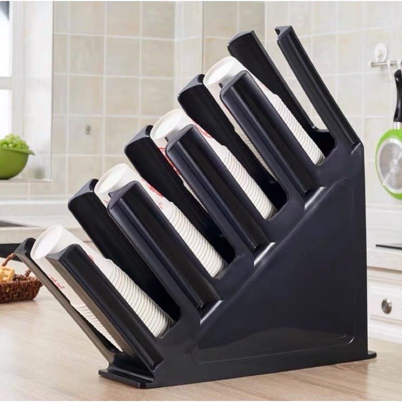 Khay Úp Ly, Khay Úp Cốc Chéo 4 Ngăn Nhựa Cao Cấp Nhập Khẩu