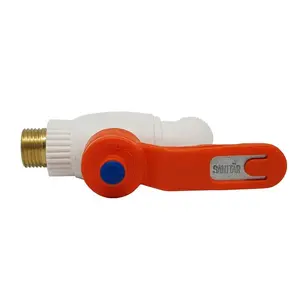 EM Kran  JUMBO  Air Plastik Taman Jumbo Drat Kuningan 1/2 Inch Kran Mesin Cuci