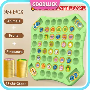 Mainan Puzzle Anak Edukasi Papan Game Flip Chess Edukatif Sensorik Motorik Keluarga Toys-interaktif Anak Orangtua