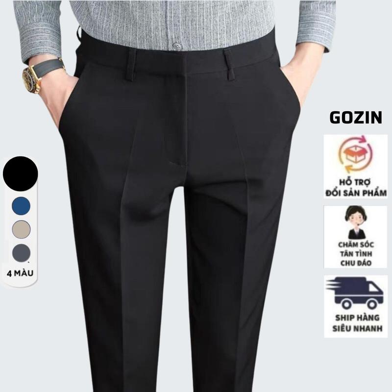 Quần âu nam hàn quốc KEN.STORE,quần tây nam điều chỉnh sidetad dáng baggy vải…