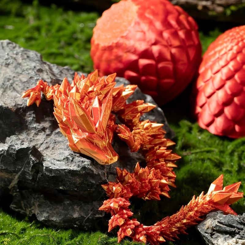 Product Introduction of 3D Printed Dragon Egg, Creative Dragon Egg Ornament, Garden Decoration, Home Decoration, Garden Statues & Sculptures 5