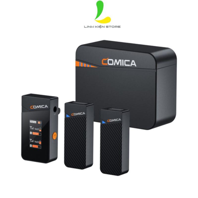 Micro thu âm không dây Comica Vimo C1/C2/C3 - Micro cài áo cổng 3.5mm cho điện thoại & máy ảnh