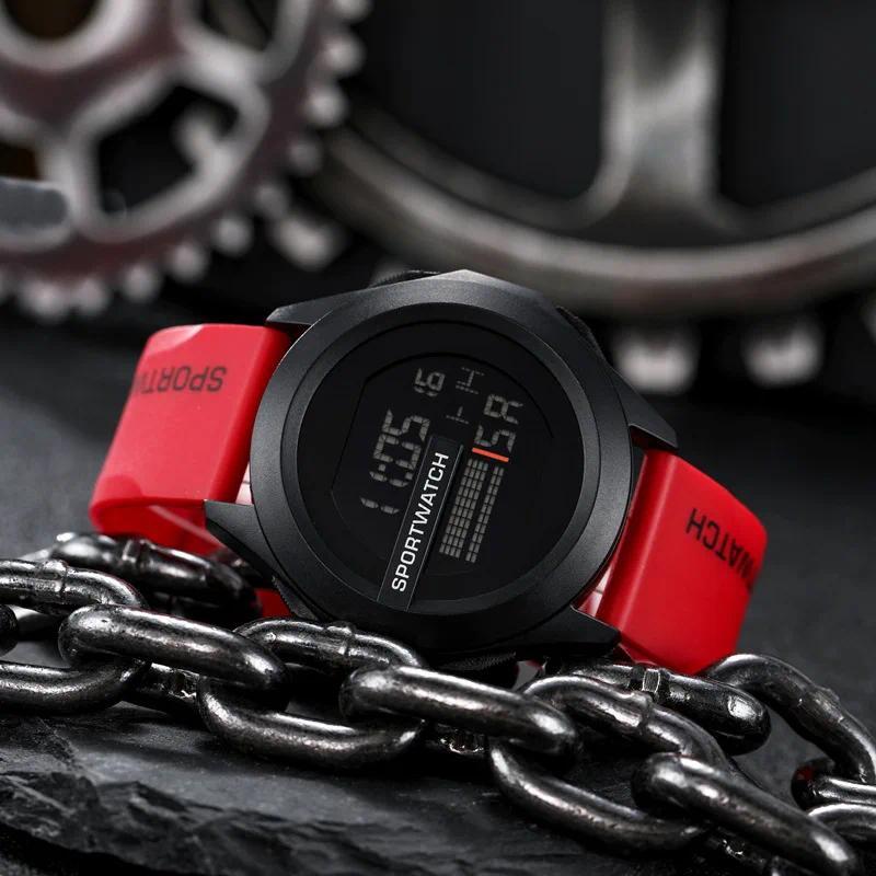 Product Introduction of Sport Watch Man Digital Wristwatch Stopwatch Luminous Date Week Waterproof Men's Clock Electronic Watch 17