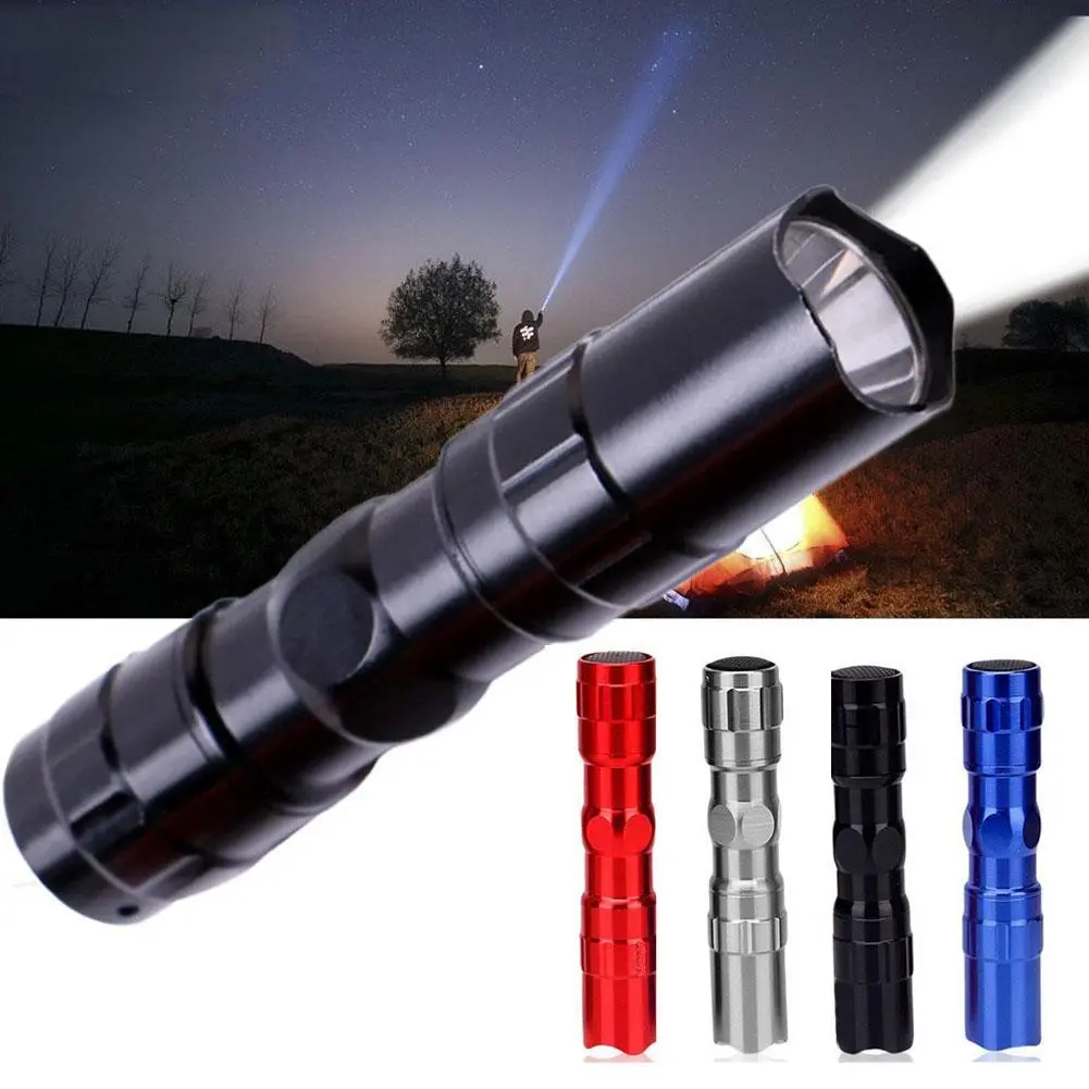 Waterproof Mini LED Flashlight Outdoor Camping Flashlight With Digital Battery Display