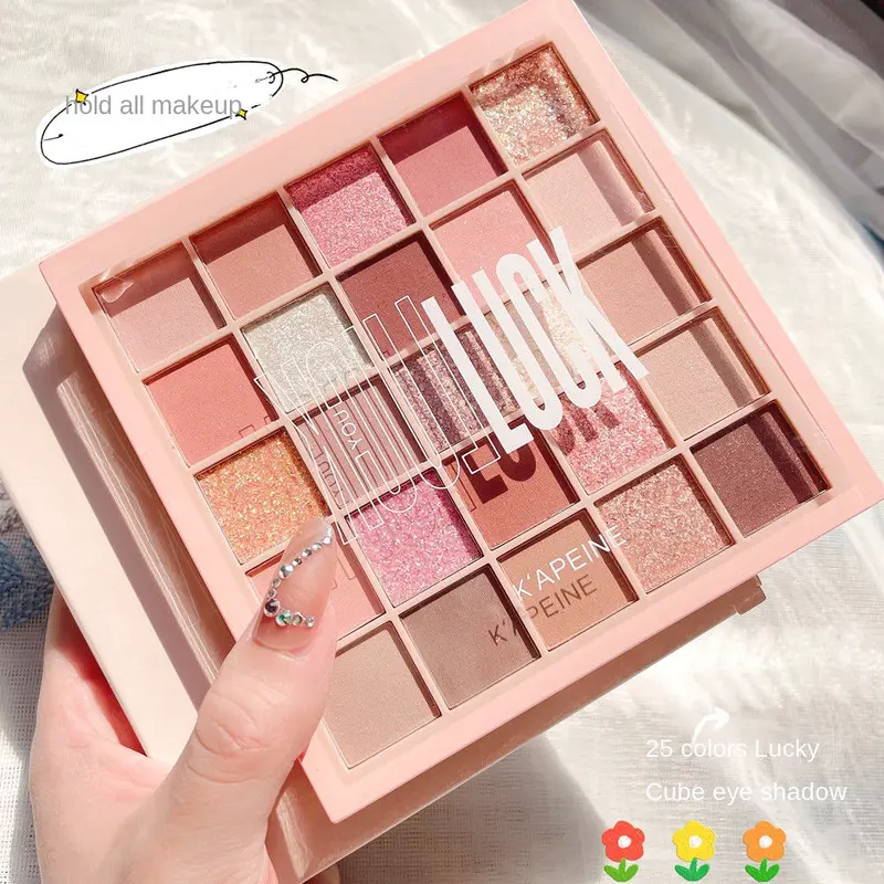 Bảng Phấn Mắt Nhũ Lì 25 ô GOGOTALES Chính Hãng  Back To Reality GT282 - GOGO TALES Lì Dễ Tẩy Trang Tiện Dụng 4