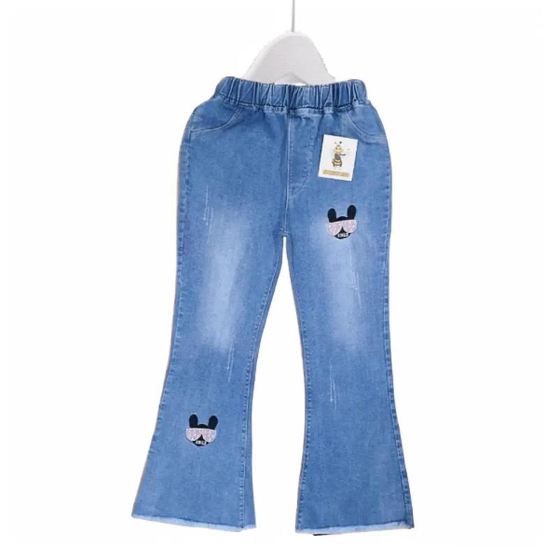 20-38 kg Quần jean bé gái , quần rin dáng loe, dáng vẩy bé gái cho các bé cao ốm/gầy quan ong 0