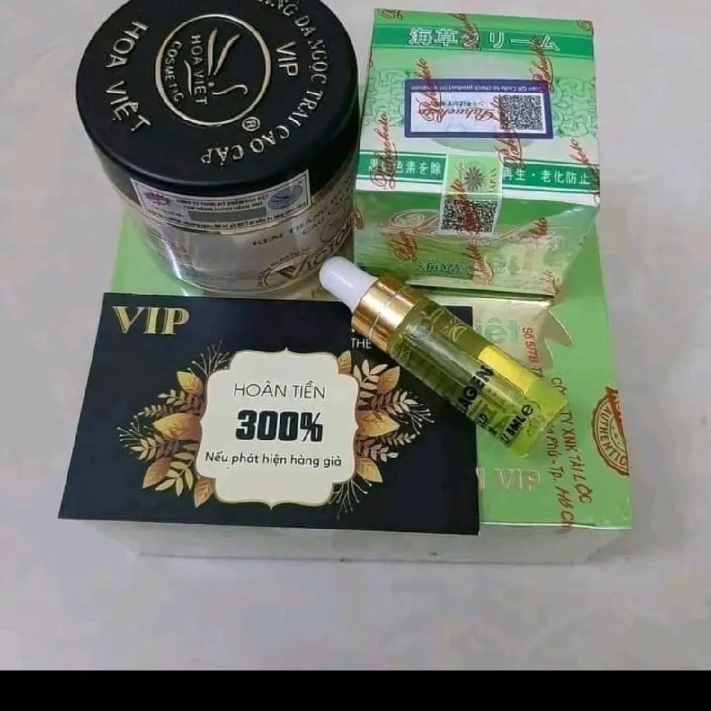 bộ kem nám hoa việt dưỡng  trắng da , dưỡng ẩm da