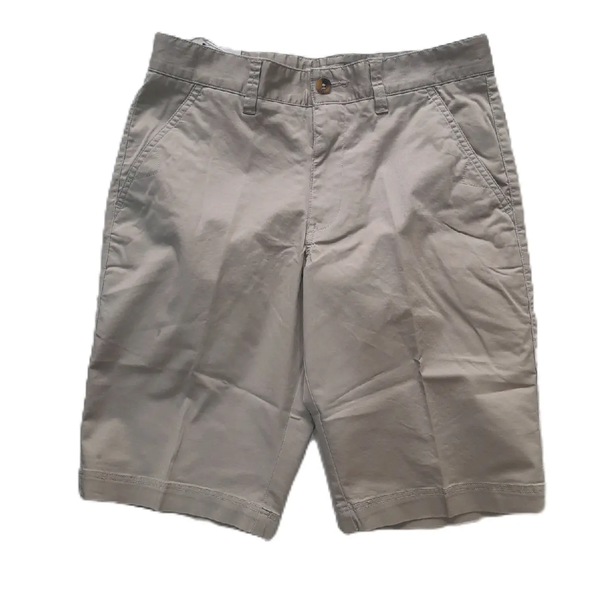Quần short kaki Việt Tiến FOM REGULAR FIT chất liệu cotton 98% và 2% spandex