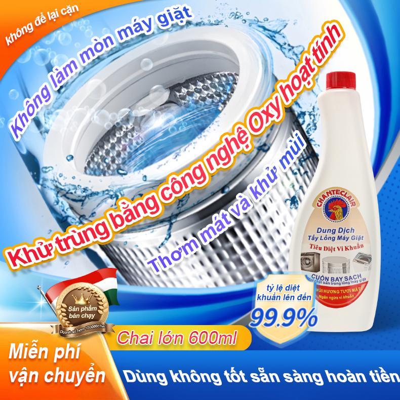 Dung Dịch Tẩy Lồng Máy Giặt Chanteclair, Làm Sạch Cặn Bẩn Lồng Giặt, Vệ Sinh Lồng Máy Giặt, Đường Ống 0