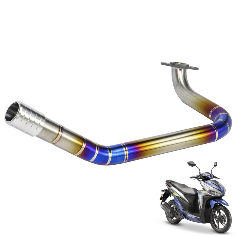 Cổ pô titan cho Vario 125 - 150 - 160  2013-2023  loại cao cấp khác với loại thường