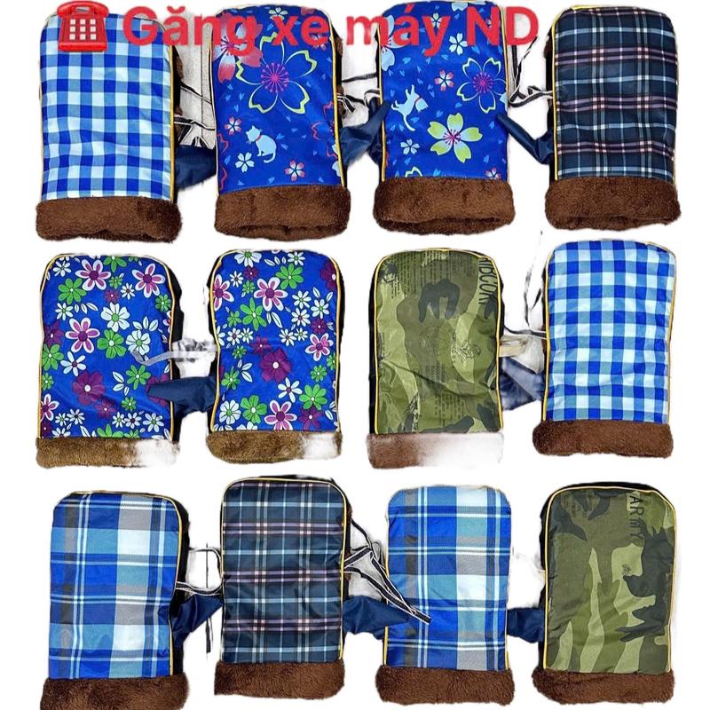  Găng gang tay phao đi xe máy lót nỉ chống thấm mùa đông 