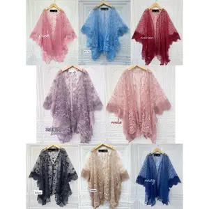 KEBAYA CAPE OUTER CARDIGAN TILLE BRUKAT KEBAYA Motif
