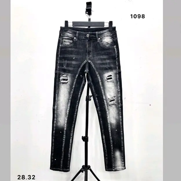 Quần jean dài 2 đáy quảng châu cao cấp 1098