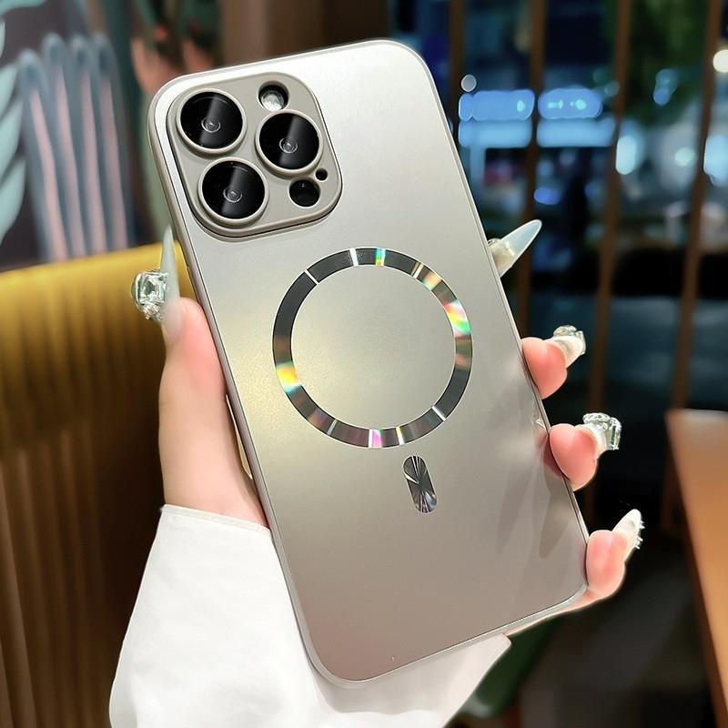 Ốp Lì Màu Nguyên Bản Titan, Dành Cho iPhone 15, 14 Pro MAX, 13, 12 Pro MAX, 11, 14 Plus, Có Màng Bảo Vệ Ống Kính Chống Sốc, Ốp Cạnh Vuông Silicon Mềm Phụ Kiện Case