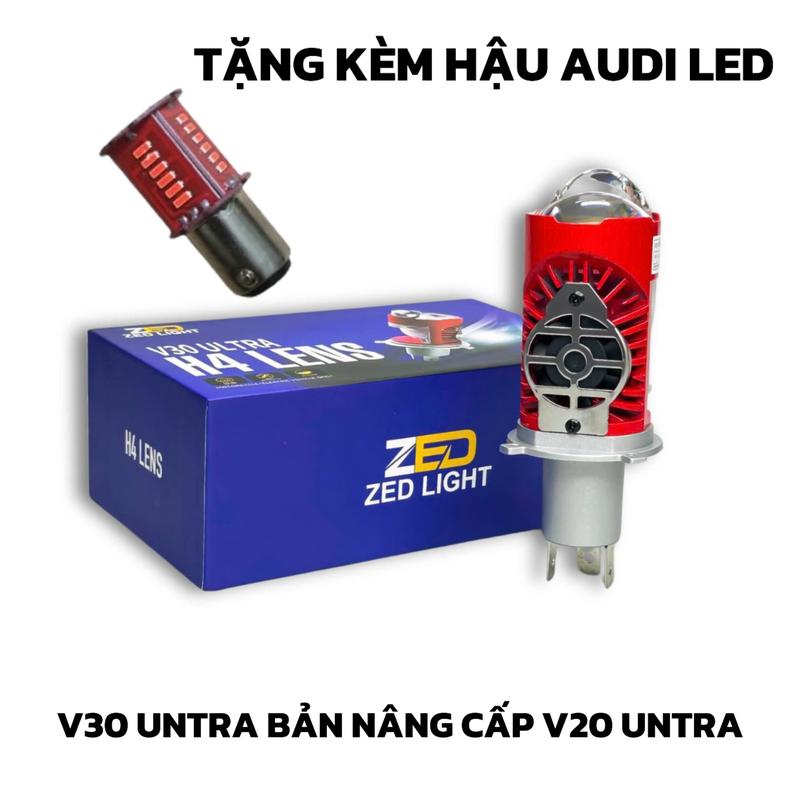 ( Tặng Hậu Audi LED ) Bi Cầu Mini V30 Ultra Bản Nâng Cấp Của V20 Zlight Chân Cắm H4 Chông Chói Trợ Pha Mắt Éc New 2024 Đèn Pha Led Phụ Tùng