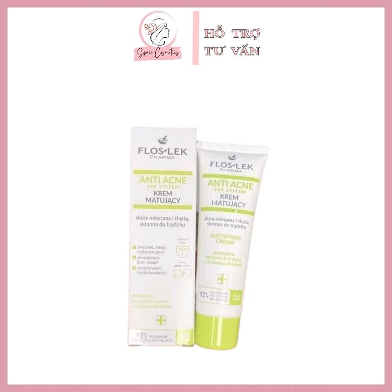 Kem Dưỡng Ẩm Floslek cho da dầu mụn hỗ trợ kiềm dầu 50ml Chăm Sóc Da Làm Đẹp Da Skincare Women