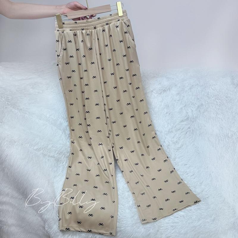 Product Introduction of Quần Suông Ống Rộng Chất Tăm Lạnh Dập In Nhiều Hoạ Tiết Kute Nhà By.Billy 5