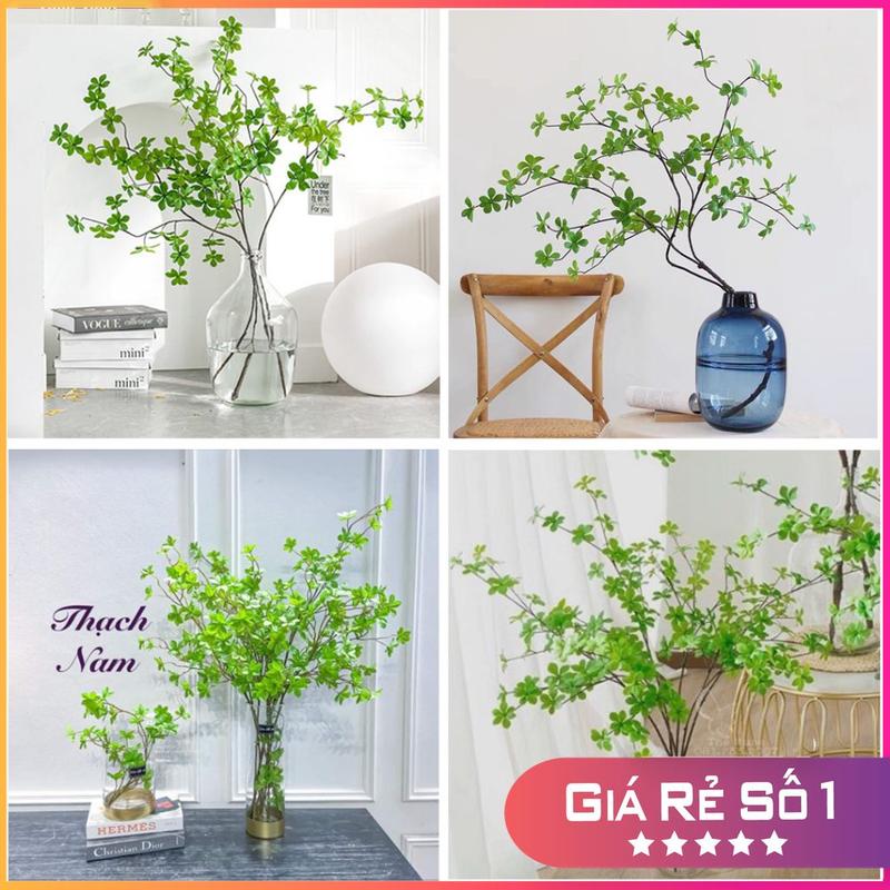 Cành thạch nam giả dài 90cm - Cây thạch nam nhập khẩu cao cấp trang trí văn phòng nhà cửa sân vườn hoa giả ,hoa lụa