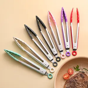 Penjepit Dapur 9 Inch - Stainless Steel Food Grade, Untuk Memanggang & Jemur Makanan