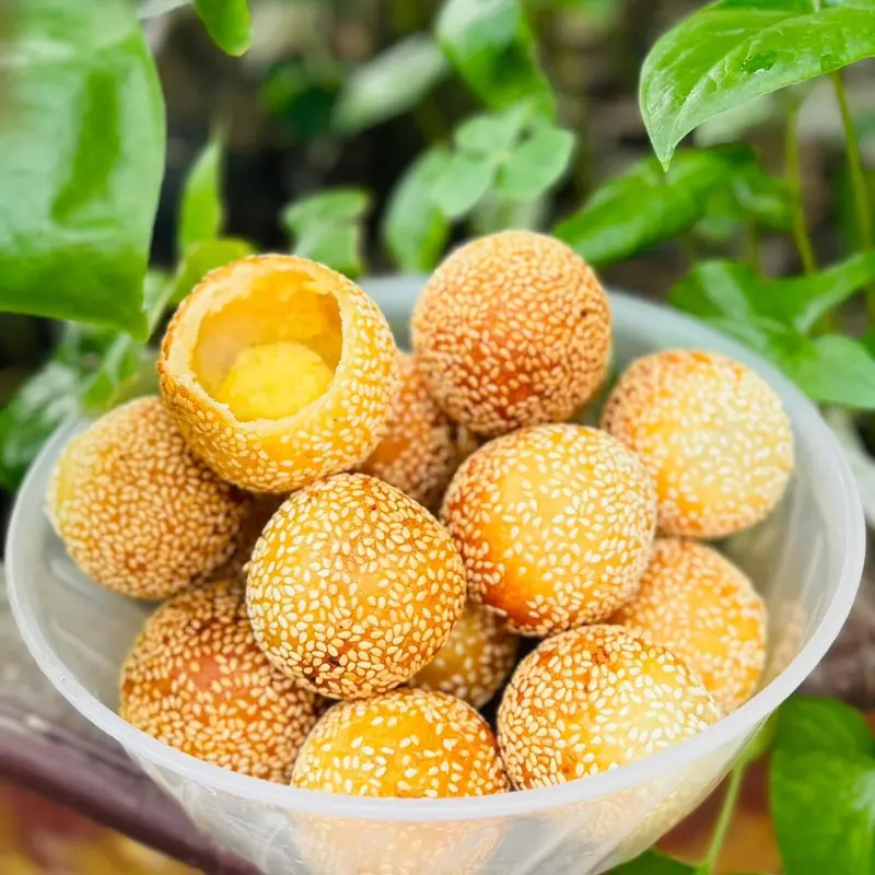 Bột làm bánh cam (bánh lúc lắc) trộn sẵn tặng kèm công thức kinh doanh 2