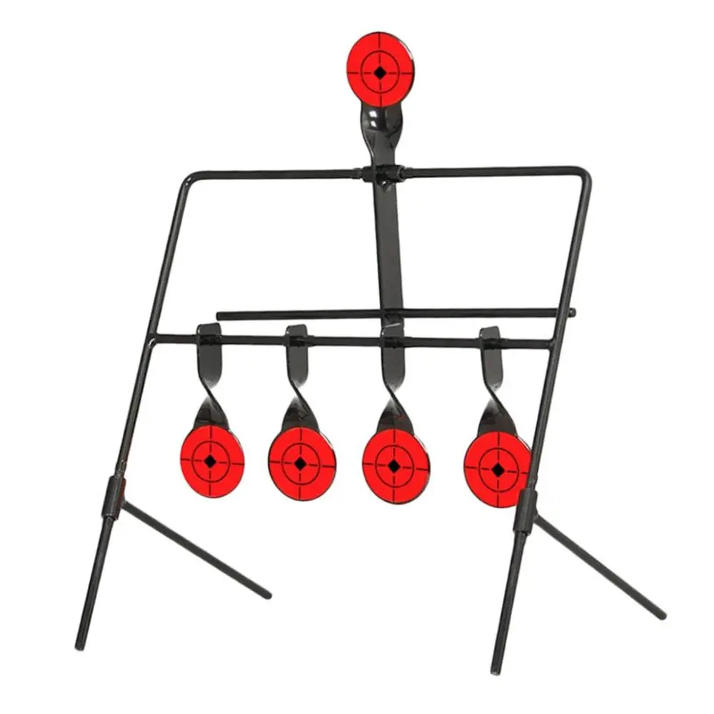 5 Targets Self Resetting Target Metal Target Stand