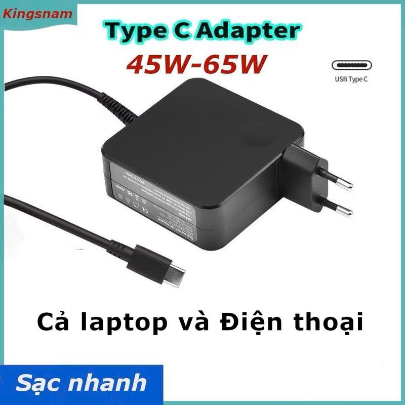 Bộ Sạc Nhanh Type C laptop 45W 65W 90W Type C PD3.0 Tương Thích Với mọi dòng laptop điện thoại