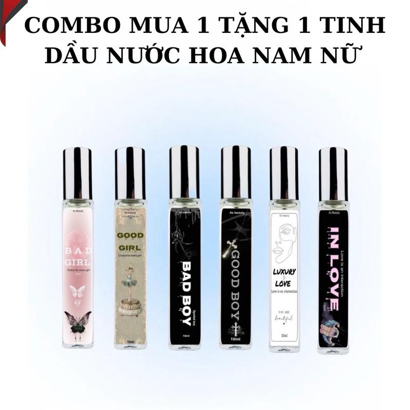 [ COMBO 2 ] MUA 1 TẶNG 1 TINH DẦU NƯỚC HOA GOOD GIRL, BAD GIRL , LUXURY , INLOVE , BAD BOY , GOOD BOY . MUA 1 TẶNG 1 - AZ BEAUTY Cosmetic Perfume Women 1