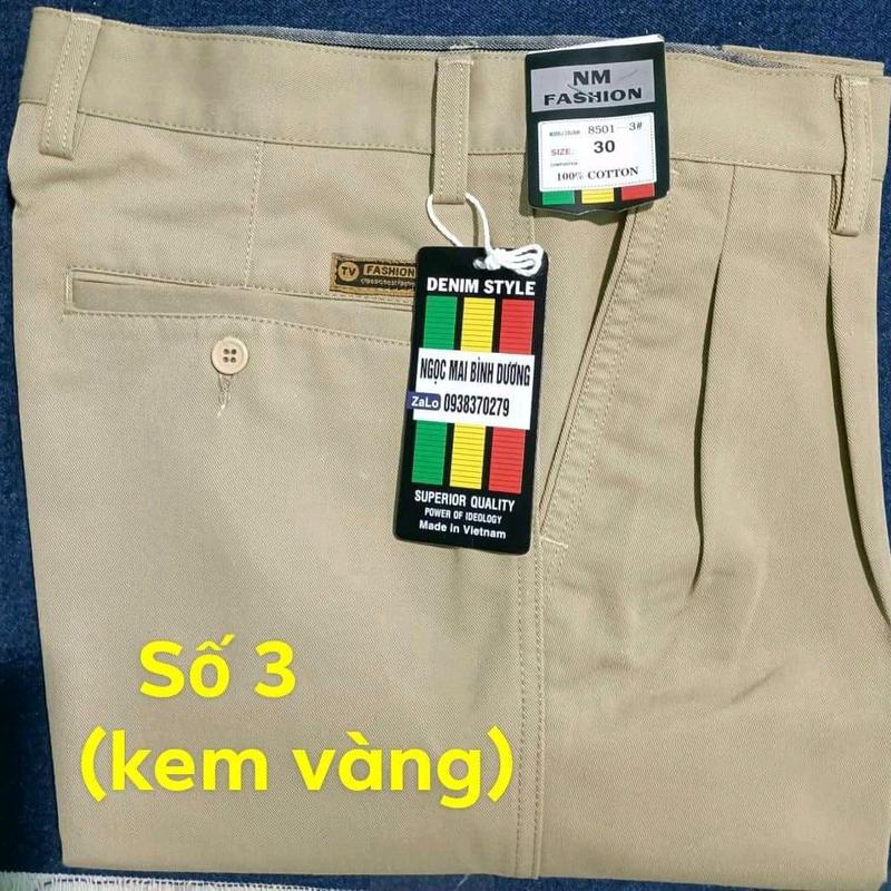 QUẦN DÀI KAKI . PHOM TRUNG NIÊN . CÓ CHÍT 2 LY 3