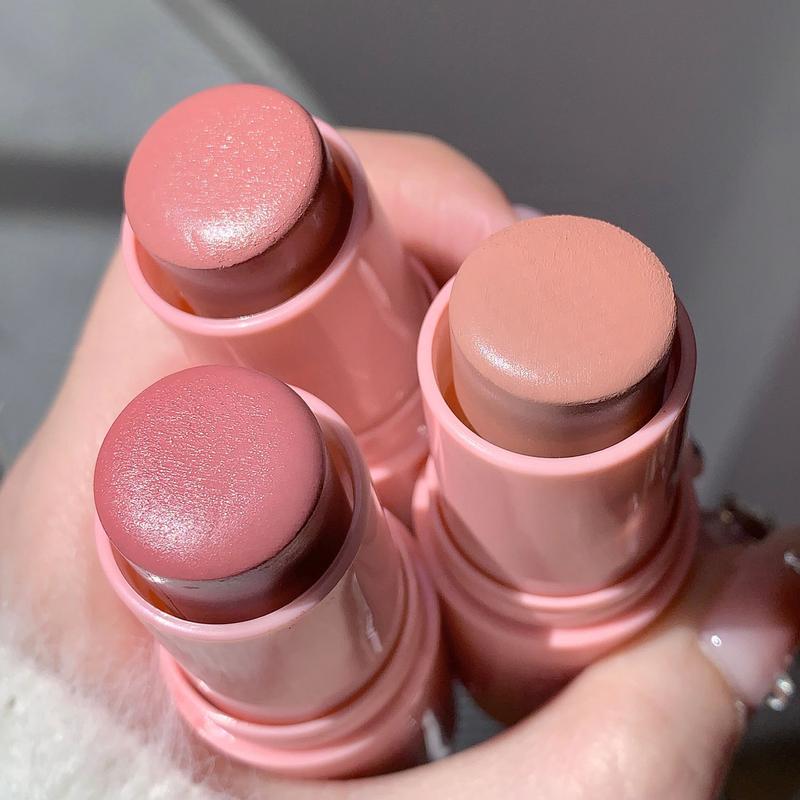 Product Introduction of Natural Cheek Blush Stick Moisturizing Blusher Balm Blush Waterproof Sticks Peach Nourish Contour Eyeshadow Rouge Blush Makeup 2