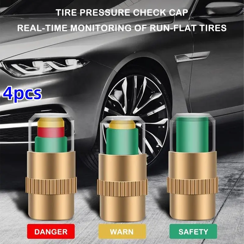 Car Tire Pressure Monitoring Device, equipped with pressure measurement and anti-explosion function, tire pressure leak monitoring tool.