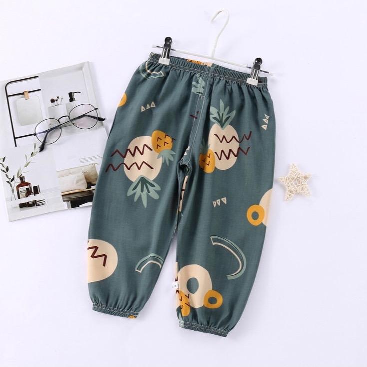 ( combo 5 quần dài bom) cho bé Size từ 6-20kg Cotton 5