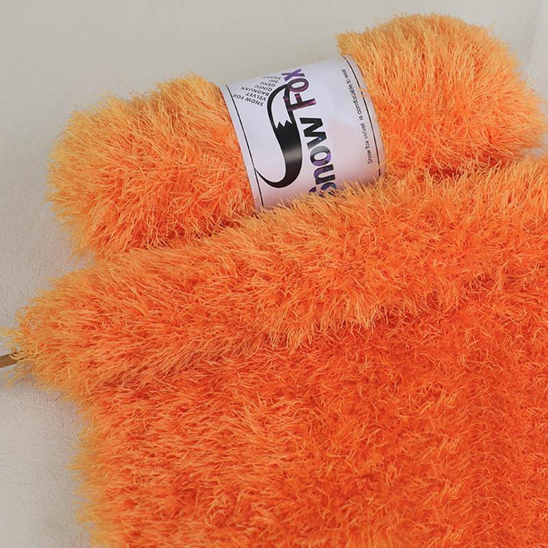 Product Introduction of 98g/Roll Double-Sided Fluffy Knitting Yarn DIY Hat Scarf Sweater Winter Warm Crochet Thread DIY Sewing Accessories 14