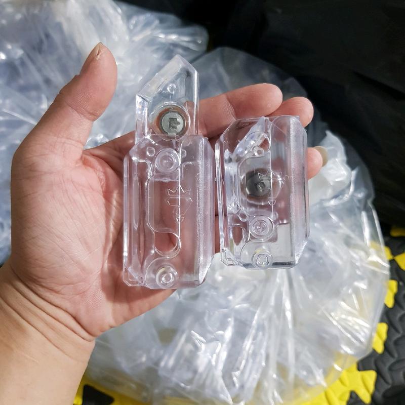 [ Giá Tốt ] Dao cà rốt trong suốt đen Led, dao dạ quang màu mới, đồ chơi in 3D trọng lực Toy daocarot  balisong 5