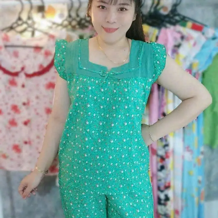 Đồ Bộ Nữ. Sét bộ lụa .quần lững mặc nhà.