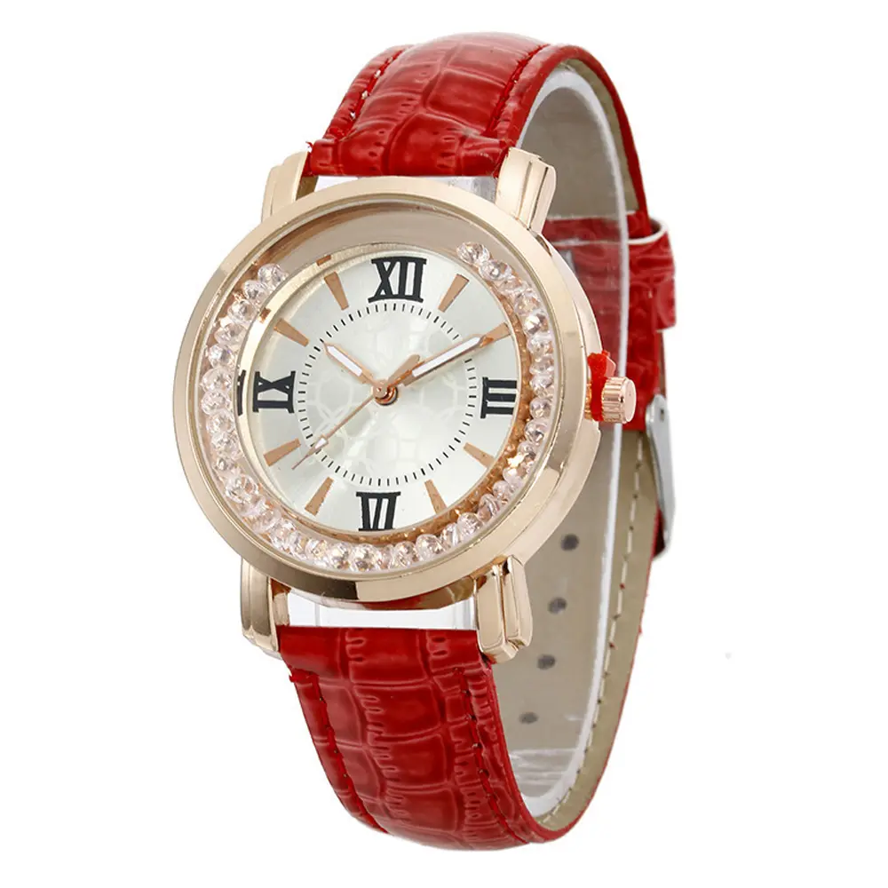 Flowing Sand Beads Sparkling Women's Watch Casual Fashion Women's Belt Quartz Watch